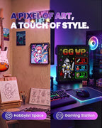 32x32 LED Pixel Art Display, USB Powered Gaming Desk Decor - Image 7