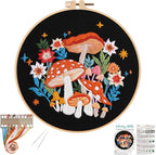Louise Maelys Mushroom Embroidery Kit by LouiseMaelys
