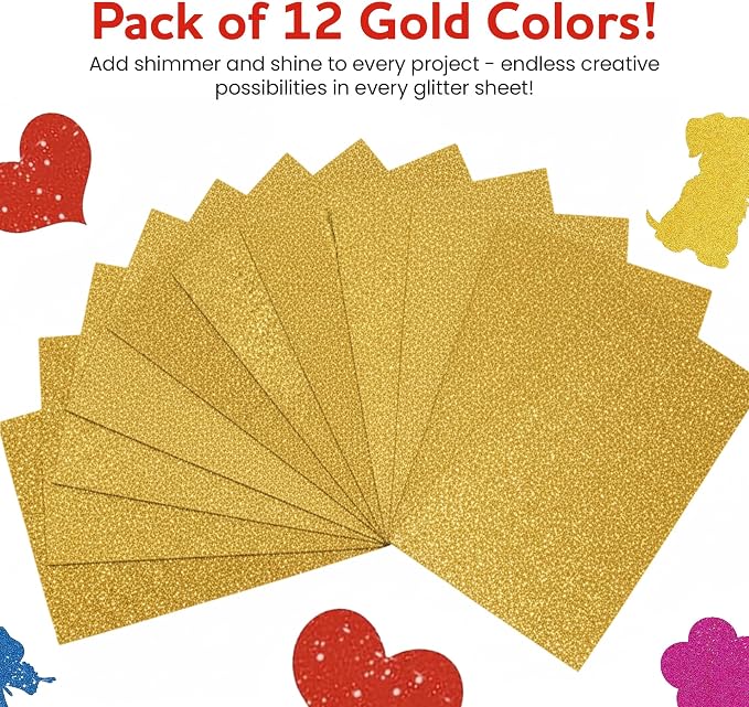 Self-Adhesive Glitter EVA Foam Sheets - Image 3