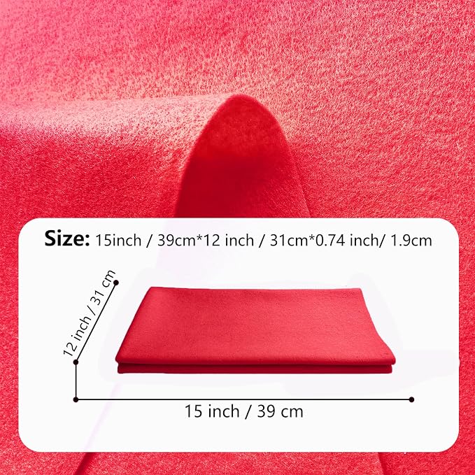 Jtnohx Color Felt, 1 Square Yard Felt Fabric, 1.4mm Thickness Flexible Craft - Image 7