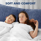 MIULEE Body Pillow for Adults Long Body Pillow for Side Sleeper Memory Foam - Image 7