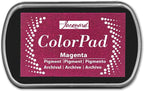 Jacquard ColorPad Archival Pigment Ink Stamp Pads- Magenta by Jacquard