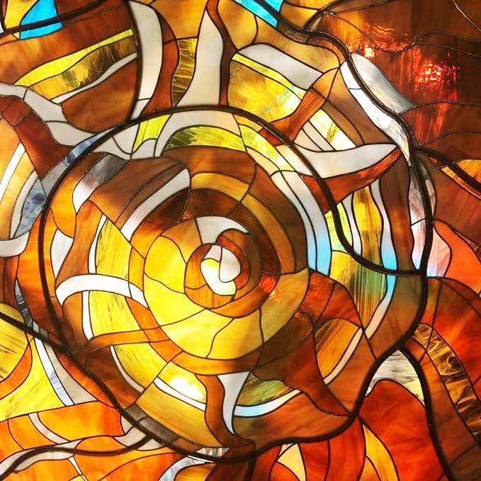 9 Pack Yellow Stained Glass Sheets, 4 x 6 inch Mosaic Glass Art Glass - Image 6