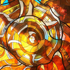 9 Pack Yellow Stained Glass Sheets, 4 x 6 inch Mosaic Glass Art Glass - Image 6