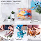 ARTEZA Stretched Canvas, 5 x 7 Inches, Blank White Canvas - Image 5