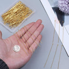 200 Pcs 70mm/2.76 Inch 21 Gauge Eye Pins - Image 3