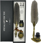VANGOAL Vintage Feather Pen and Ink Set, Classic Series Pheasant Quill Pen by VANGOAL
