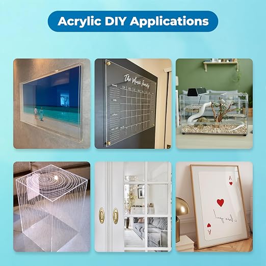 Acrylic Plexiglass Sheet 1/2 Inch Thick – 48" x 48" Clear Plastic Board - Image 6