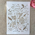 TIAMECH A4 Reusable Double Fish Stencil - Image 2