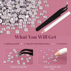 1500PCS 6mm Resin Rhinestones Bulk - Image 7