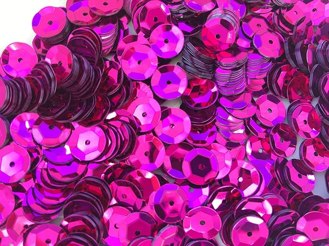 Sequins 8mm 800/Pkg Magenta - Image 2