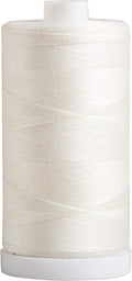 Connecting Threads Ivory 100% Cotton Thread Spool | Large 1200 yard thread spool by ConnectingThreads