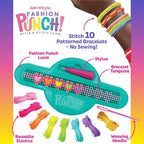 Just My Style Fashion Punch Style & Stitch Loom, Friendship Bracelet Kit - Image 4
