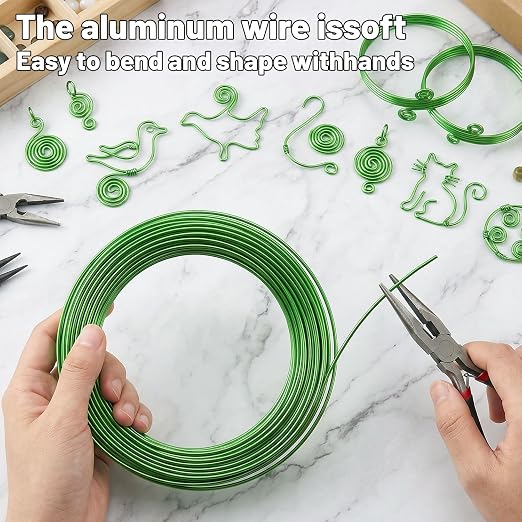 18 Gauge Aluminum Craft Wire, 165 Feet 1mm Bendable Metal Wire - Image 2