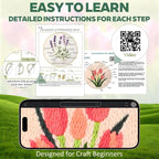 AERXSRET Punch Needle Kit and Embroidery Kit - Image 4