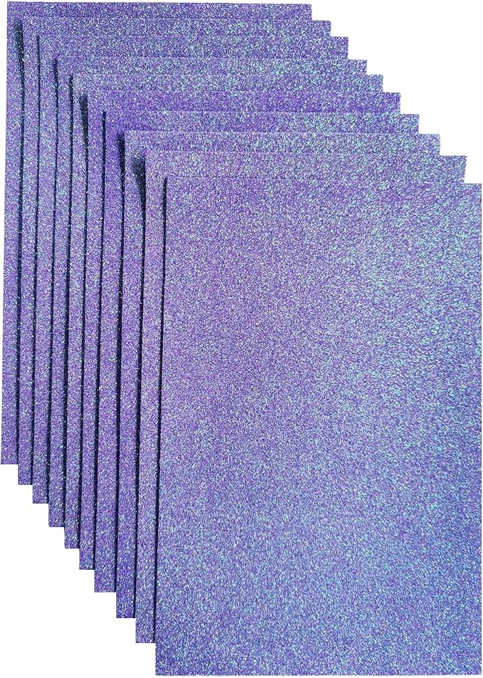 Jtnohx Glitter Felt Fabric, 8 x12 inches Felt Square Glitter by Jtnohx