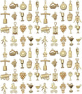WOCRAFT 60pcs KC Gold Wine Charms Bracelet Charms by WOCRAFT