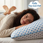 Memory Foam Pillow – Adjustable Loft Cooling Pillow Standard Size 1 Pack - Image 9