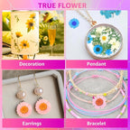 96Pcs Dried Pressed Flowers for Resin, Bulk Natural Dried Flowers, for - Image 3