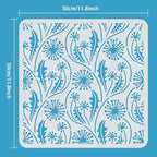 ORIGACH Dandelion Stencil Reusable Dandelion Texture Stencils - Image 3