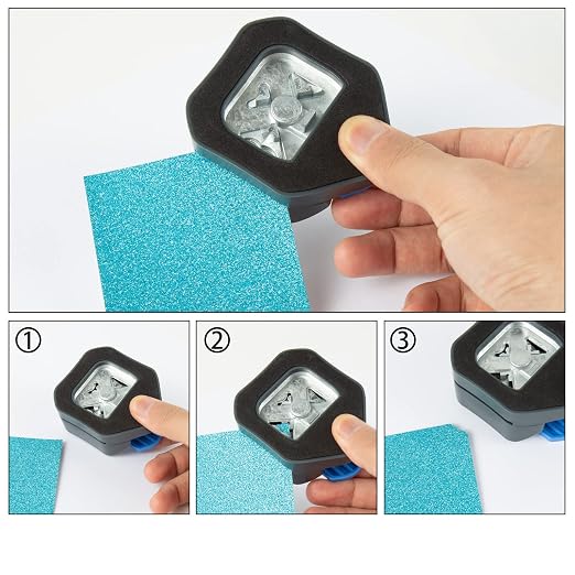 QIQQIKIN Corner Cutter 3 in 1 Edge Rounder Punch, Paper Corner Punches - Image 5