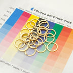 20 Pack Key Ring Keychain 1 Inch 25mm Diameter Metal Flat Split Key Chains Rings - Image 4