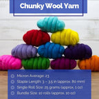 Revolution Fibers | Mixed Merino Wool Variety Pack | Perfect Wool Roving - Image 3