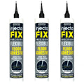 Precision 300ml from Floor-Fix Pro - Fix Loose Tiles - for Loose & Hollow Tiles, Wood, LVT & Laminate - Includes 1.9mm Syringe Tip - Adjustable to 6mm + Anti-Clog Performance (Pack of 3)