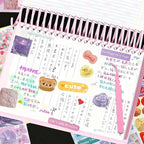 Tmtains 32 Sheets Japanese Manga Style Sticker Book 500+Pcs Heisei Retro - Image 7
