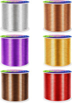 Mandala Crafts 13 GA Purple Brown Red Assorted Anodized Aluminum Craft Wire | - Image 2