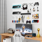 Peg Board Kit, Includes Pegboard and Accessories, - Image 7