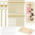 Wurosi 52 Set Lip Gloss Keychain Making Kit, Gift Bags, Thank You Cards by Unknown