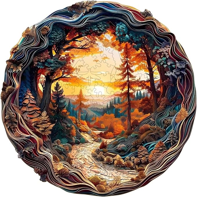 3D Winding Road Puzzles 200 Pieces 11.4x11.4in Gifts Adults by Jollitot