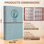TaoBary Pressed Penny Book Holds 320 or 288 Coins, Pressed Penny Collection - Image 2