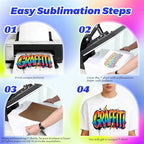 Joyclub White T Shirts Polyester Bulk Sublimation Blanks Wholesale Unisex Crew - Image 5