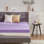 SINWEEK 3.8 Inch Gel Memory Foam Mattress Topper Ventilated Soft Pressure by SINWEEK