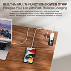 TEMI Small Computer Desk Folding Table - Image 5