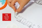 DABLINE 13 PCs Quilting Template Set Includes 8 Quilting Templates, Quilting - Image 5