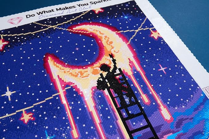DIAMOND ART CLUB Paint the Moon Diamond Painting Kit, Fun DIY Crafts - Image 6
