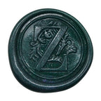 Medieval Initial Alphabet Sealing Wax Stamps, Brass Head Wooden Handle - Image 2