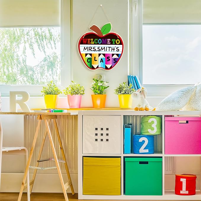 Large Welcome Sign for Classroom Decoration Crafts Hanging to Paint DIY Blank - Image 5
