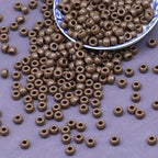 1000Pcs Pony Beads Bracelet 9mm Brown Plastic Barrel Pony Beads - Image 4