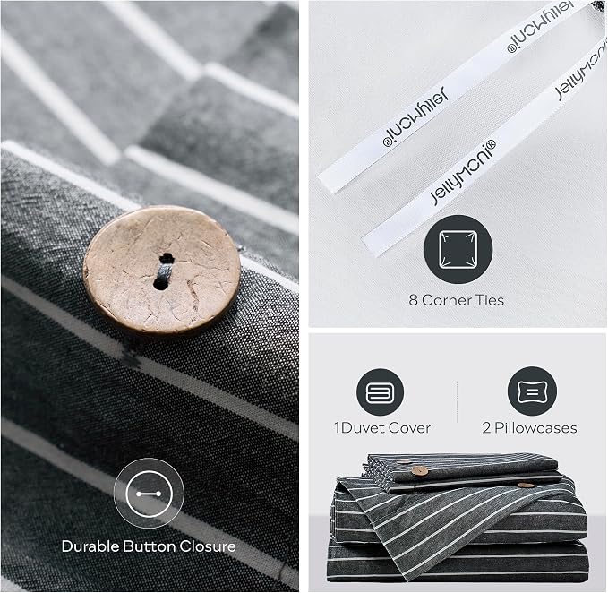 JELLYMONI Cotton Duvet Cover Full Size - Image 3