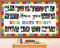 Math Theme Bulletin Board Set Colorful Mathematics Classroom Decoration Have by Yiaoyinnz