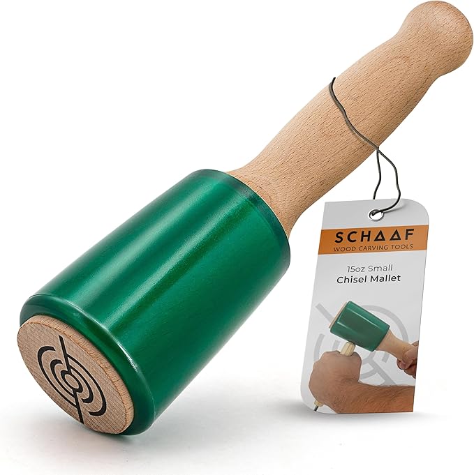 Precision Wood Carving Mallet 15oz by SchaafTools