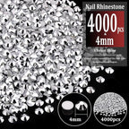 4000pcs 4mm Resin Rhinestones Bulk - Image 2