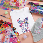 HTVRONT Splatter Heat Transfer Vinyl, 10 Sheets 12"x10" Paint Splatter HTV | - Image 4
