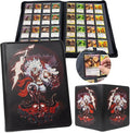 Trading Card Binder for One Piece Cards, 16 Pocket by WESTTUNE
