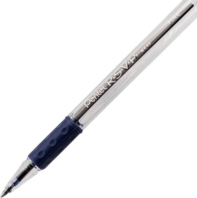 Pentel RSVP Ballpoint Pen, Fine Line, Box of 12 - Image 7