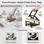 Printing Linocut Hand Lever Press Machine - Image 3